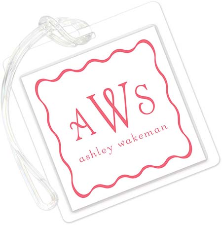 Luggage/ID Tags by PicMe Prints (Thin Wave Border) Luggage/ID Tags by PicMe Prints (Thin Wave Border)