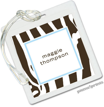 Luggage/ID Tags by PicMe Prints (Contemporary Zebra Powder) Luggage/ID Tags by PicMe Prints (Contemporary Zebra Powder)