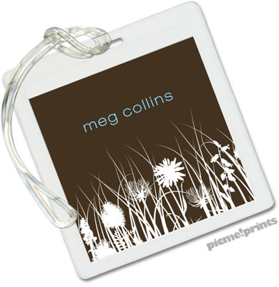 PicMe Prints - Luggage/ID Tags - Meadow Espresso