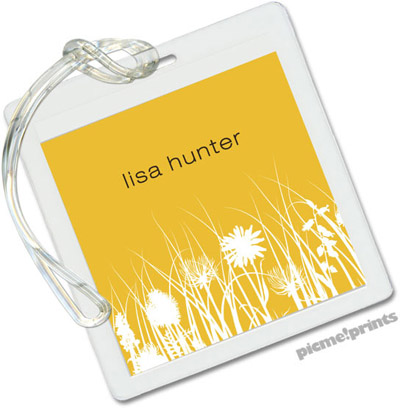 Luggage/ID Tags by PicMe Prints (Meadow Mustard) Luggage/ID Tags by PicMe Prints (Meadow Mustard)