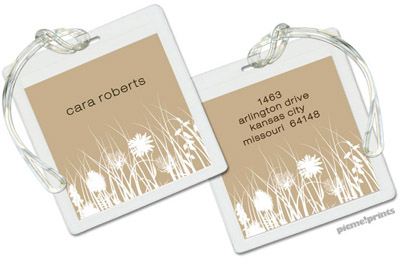 Luggage/ID Tags by PicMe Prints (Meadow Tan) Luggage/ID Tags by PicMe Prints (Meadow Tan)