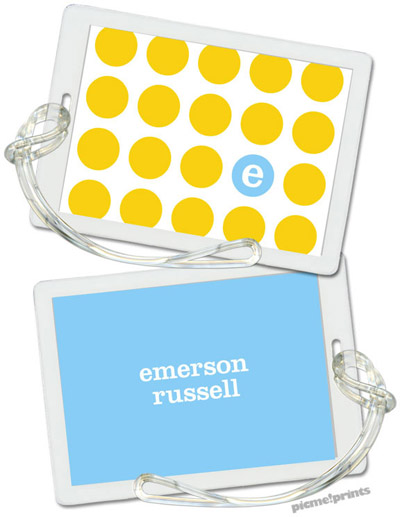 Luggage/ID Tags by PicMe Prints (On The Spot Sunshine/Sky) Luggage/ID Tags by PicMe Prints (On The Spot Sunshine/Sky)