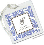 Luggage/ID Tags by PicMe Prints (Damask Periwinkle)