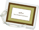 Luggage/ID Tags by PicMe Prints (Chocolate Border Moss - Rectangle)