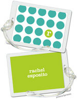 PicMe Prints - Luggage/ID Tags - On The Spot Turquoise/Chartreuse