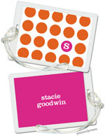 PicMe Prints - Luggage/ID Tags - On The Spot Tangerine/Hot Pink