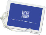 PicMe Prints - Luggage/ID Tags - Solid Cobalt/Cobalt