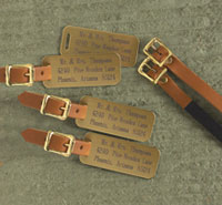 Rytex - Brass Luggage/ID Tags