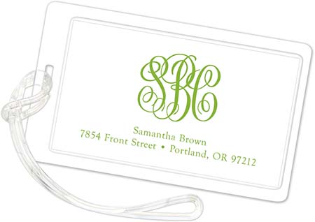 Luggage Tags/ID Tags by Stacy Claire Boyd - Clean & Simple Luggage Tags/ID Tags by Stacy Claire Boyd - Clean & Simple