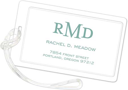 Luggage Tags/ID Tags by Stacy Claire Boyd - Clean & Simple Luggage Tags/ID Tags by Stacy Claire Boyd - Clean & Simple