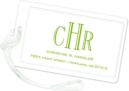Luggage Tags/ID Tags by Stacy Claire Boyd - Clean & Simple Luggage Tags/ID Tags by Stacy Claire Boyd - Clean & Simple