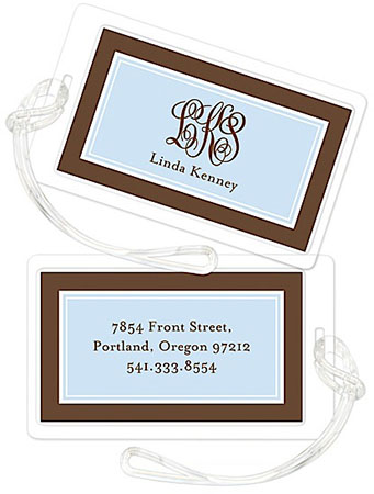 Luggage Tags/ID Tags by Stacy Claire Boyd - Classic Statement Luggage Tags/ID Tags by Stacy Claire Boyd - Classic Statement