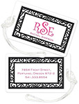 Luggage Tags/ID Tags by Stacy Claire Boyd - Dancing Vine-Black