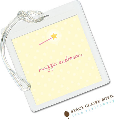 Luggage Tags/ID Tags by Stacy Claire Boyd - Pretty Princess Luggage Tags/ID Tags by Stacy Claire Boyd - Pretty Princess