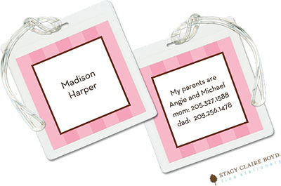 Luggage Tags/ID Tags by Stacy Claire Boyd - Popsicle Party Luggage Tags/ID Tags by Stacy Claire Boyd - Popsicle Party
