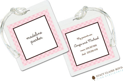 Luggage Tags/ID Tags by Stacy Claire Boyd - Frosted Wishes Luggage Tags/ID Tags by Stacy Claire Boyd - Frosted Wishes