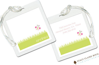 Luggage Tags/ID Tags by Stacy Claire Boyd - Party Petals Luggage Tags/ID Tags by Stacy Claire Boyd - Party Petals
