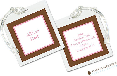 Luggage Tags/ID Tags by Stacy Claire Boyd - Little Ballerina Luggage Tags/ID Tags by Stacy Claire Boyd - Little Ballerina