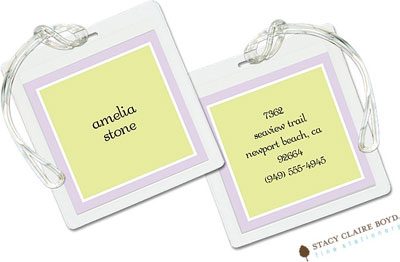 Luggage Tags/ID Tags by Stacy Claire Boyd - Garden Fairy Luggage Tags/ID Tags by Stacy Claire Boyd - Garden Fairy