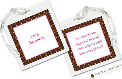 Luggage Tags/ID Tags by Stacy Claire Boyd - Let's Go Shopping Luggage Tags/ID Tags by Stacy Claire Boyd - Let's Go Shopping