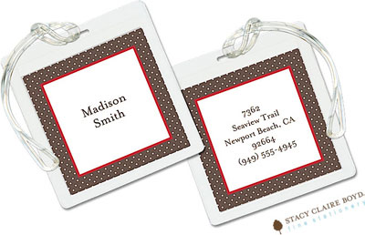 Luggage Tags/ID Tags by Stacy Claire Boyd - Its Movie Time Luggage Tags/ID Tags by Stacy Claire Boyd - Its Movie Time
