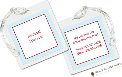 Luggage Tags/ID Tags by Stacy Claire Boyd - Circus Fun Luggage Tags/ID Tags by Stacy Claire Boyd - Circus Fun