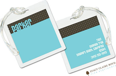 Luggage Tags/ID Tags by Stacy Claire Boyd - Party Boy Luggage Tags/ID Tags by Stacy Claire Boyd - Party Boy