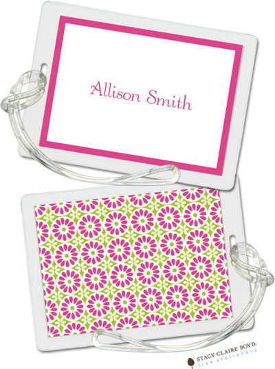 Luggage Tags/ID Tags by Stacy Claire Boyd - Daisy Delight Luggage Tags/ID Tags by Stacy Claire Boyd - Daisy Delight