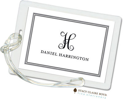 Luggage Tags/ID Tags by Stacy Claire Boyd - Elegant Border