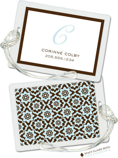 Luggage Tags/ID Tags by Stacy Claire Boyd - Lotus Blossom