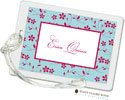 Stacy Claire Boyd ID Tags - Floral Whisper - Aqua