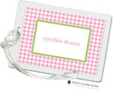 Stacy Claire Boyd ID Tags - Gleeful Gingham - Pink