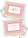 Stacy Claire Boyd ID Tags - Mad for Plaid - Citrus