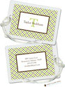 Stacy Claire Boyd ID Tags - Mad for Plaid - Keylime