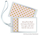 Luggage Tags/ID Tags by Stacy Claire Boyd - Floral Mosaic - Pink Tag