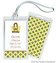 Luggage Tags/ID Tags by Stacy Claire Boyd - Floral Tote Tag