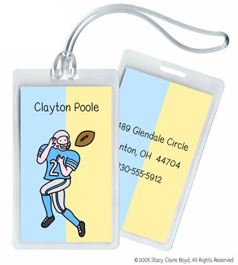 Stacy Claire Boyd ID Tags - Football All-Star Tag