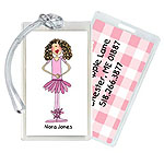 Starfish Art Luggage Tags - Ballet Girl