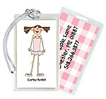 Starfish Art Luggage Tags - Dancer Girl