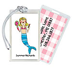 Starfish Art Luggage Tags - Mermaid