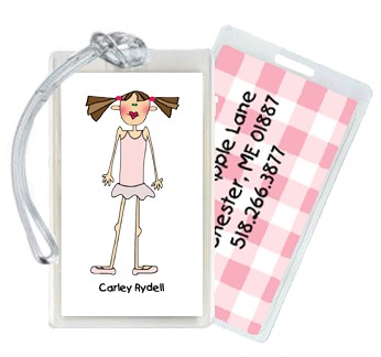 Starfish Art Luggage Tags - Dancer Girl