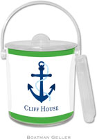 Boatman Geller Lucite Ice Buckets - Anchor