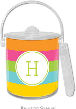 Boatman Geller Lucite Ice Buckets - Bold Stripe Boatman Geller Lucite Ice Buckets - Bold Stripe