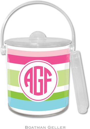 Boatman Geller Lucite Ice Buckets - Espadrille Preppy (Pre-Set) Boatman Geller Lucite Ice Buckets - Espadrille Preppy (Pre-Set)