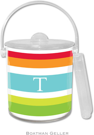 Boatman Geller Lucite Ice Buckets - Espadrille Bright Boatman Geller Lucite Ice Buckets - Espadrille Bright