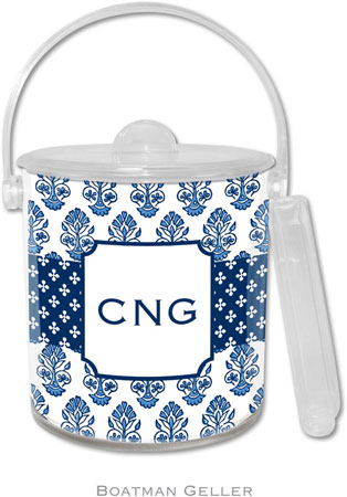 Boatman Geller Lucite Ice Buckets - Beti Navy Boatman Geller Lucite Ice Buckets - Beti Navy