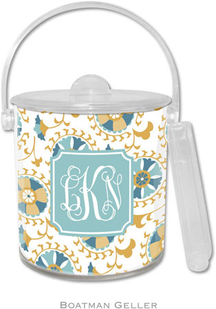 Boatman Geller Lucite Ice Buckets - Suzani Gold (Pre-Set) Boatman Geller Lucite Ice Buckets - Suzani Gold (Pre-Set)