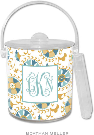 Boatman Geller Lucite Ice Buckets - Suzani Gold Boatman Geller Lucite Ice Buckets - Suzani Gold