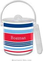 Boatman Geller Lucite Ice Buckets - Espadrille Nautical
