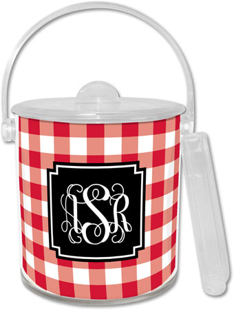 Boatman Geller - Create-Your-Own Lucite Ice Buckets (Classic Check) Boatman Geller - Create-Your-Own Lucite Ice Buckets (Classic Check)